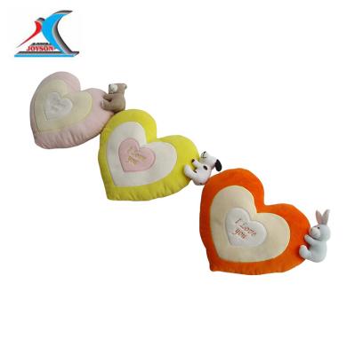 China Lovely Gift Hot Selling Toy Soft Custom Anime Plush Dolls Plush Dolls Heart Shaped Pillow With Animal for sale