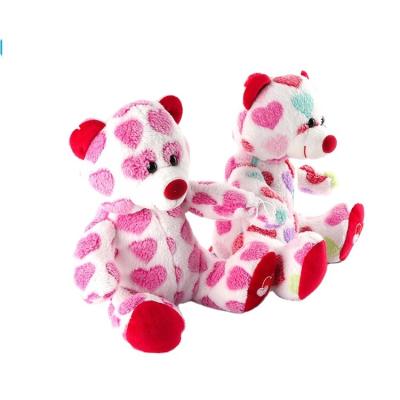 China Hot Selling Soft Plush Chinese Style Love Teddy Bear Plush Toy For Children for sale