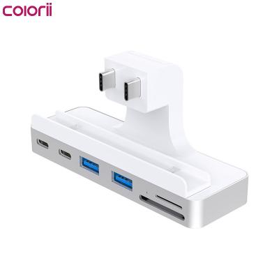 China iMC01-H Colorii USB C HUB 4k@60Hz HDMI Data Transfer 10Gpbs with Dual Type-C Input 104*34.7*50.7mm for sale