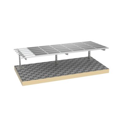 China Commercial Or Industrial Commercial PV Mounting Structure Carbon Steel Solar Parking Lot Mounting Systems For Solar Panel for sale