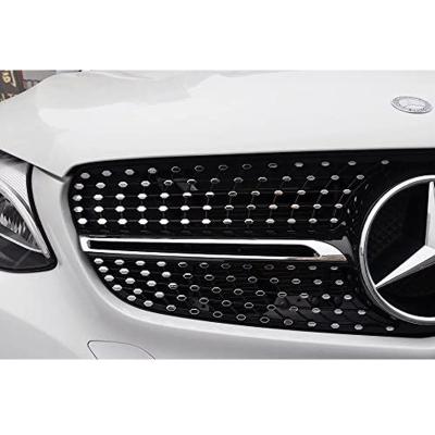 China ABS Front Grille with LED Front Upper Grill Replacement Emblem for BENZ W204 C300 C350 2008-2014 not fit on C63 AMG for sale