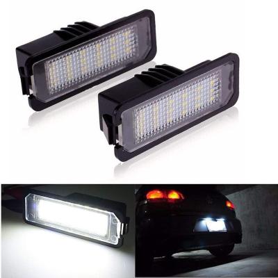 China car led license plate light permit tag lights car license number number plate lamps for Volkswagen VW Golf GTI cc EOS Scirocco Beetle for VW for sale