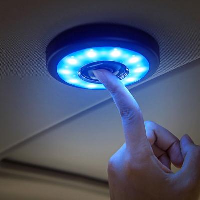 China Car Led Dome Light Ceiling Roof Lights Universal USB Rechargeable Radio With Magnetic Suck For Car, Trailer, Motorhome, Truck LDL-3COLOR for sale