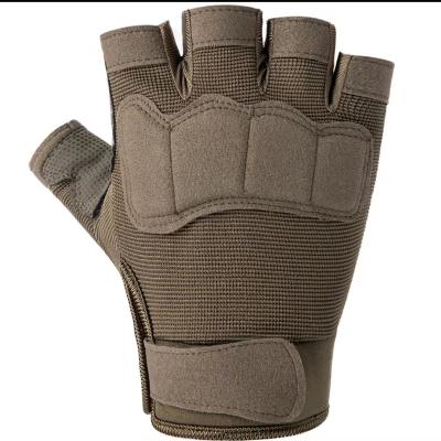 China Half Finger/Wholesale Fingerless Outdoor Sports Gym Tactical Military Training Cycling Motorcycle Gloves Mens Half Finger Tactical Gloves for sale