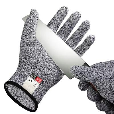 China Class 5 HPPE Heavy Duty Food Hand Gloves Safety Protective Work Anti Cut For Chef Cooking Hand Gloves for sale