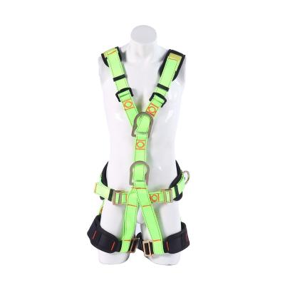 China Wholesale Popular Industrial Nylon Work Lanyard Combo Portable Safety Harness Sizes With Rope for sale