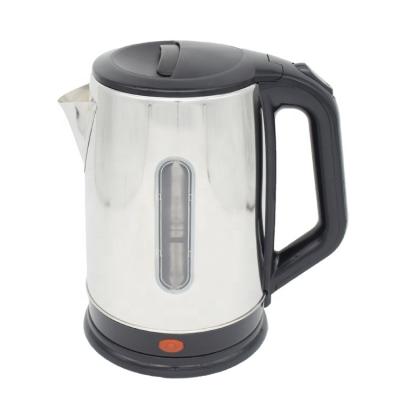 China 360 Degree Rotation Classics 2.0L Water Window Stainless Steel Electric Kettle Base Price Advantage 1800W for sale