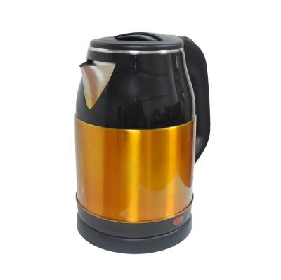 China 360 Degree Rotating Color Beautiful 1.8L Base Spray Painted Stainless Steel Automatic Electric Kettle 1500W High Power Hotel Use for sale