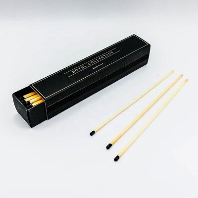 China Promotion / Hotel / Advertising / Lighting Custom Long Fireplace Matches Extra Long Matches For Wooden Fireplace Stick Matches for sale