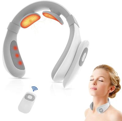 China Portable Intelligent Neck Massager Electric Pulse Neck Massager With Heat for sale