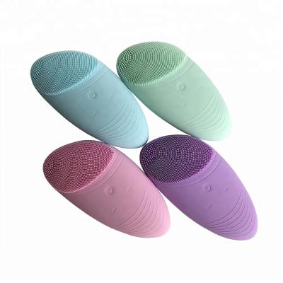 China DEEP CLEANSING Face Brush Electric Silicone Facial Cleansing Brush With Face Deep Cleansing Massager for sale