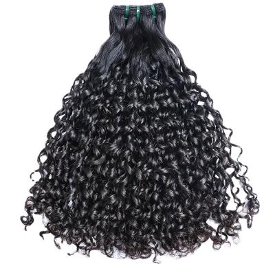 China Real Person Hair Small Volume Fumi Water Wave Synthetic Hair Extension Hair Grip for sale