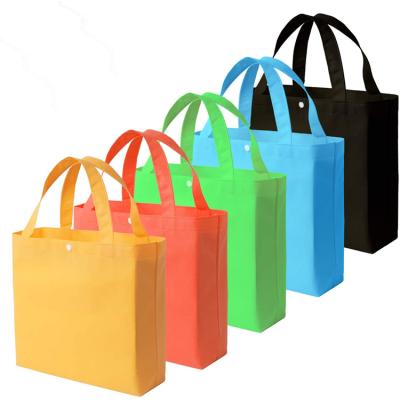 China Wholesale Custom Eco - Friendly Printing Logo Handle Non Woven Shopping Bag for sale