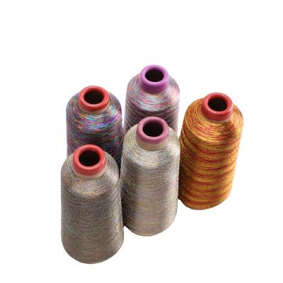 China Anti-UV 2023 Newest 150D 4000M Colorful MS ST Type Polyester Embroidery Metallic Yarn Lurex Yarn For Weaving for sale