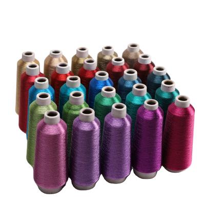 China Anti-UV 150D L Type 4200M Colorful Series Japanese Metallic Yarn Lurex Thread Embroidery Thread For Crochet for sale