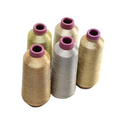 China Anti-UV 2023 Newest 150D MS ST Type Fluorogold Series Metallic Yarn Lurex Embroidery Thread For Knitting for sale