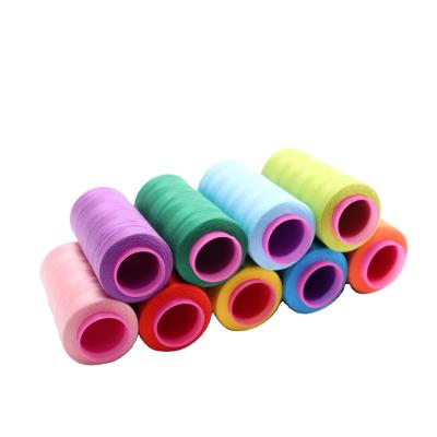 China Low Shrinkage Sewing Supplies 40/2 5000yards 100% Spun Polyester Sewing Thread Hilo De Coser For Embroidery Machine for sale