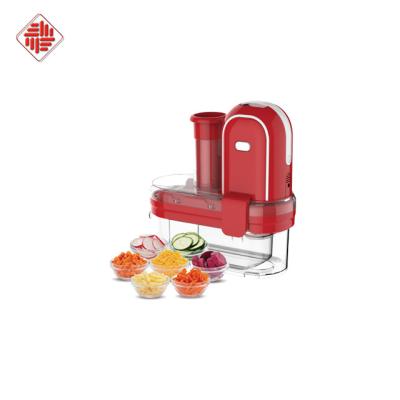 China China Factory Vegetable Slicer 150W Powerful Brilliant Powerful DC Motor Automatic 7 In 1 Functions Electric Cheese Mandoline Slicer for sale