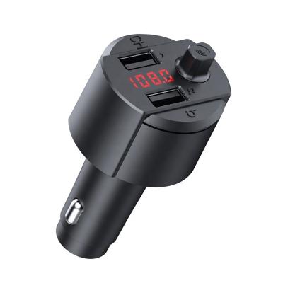 China Hot selling CAR CHARGER MP3 player car bluetooth fm radio transmitter with 3.1A car dual USB charger for sale