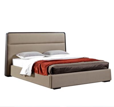 China Comfortable Modern Design For Bedroom Hotel Furniture King And Queen Size With Wooden Headboard Bed for sale