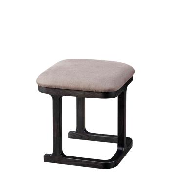 China Contemporary design upholstered for bedroom furniture with fabric or PU cushion solid wood dressing stool for sale