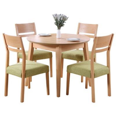 China Modern Design Extendable Dining Room Furniture Set 8 Chairs/Seaters Around Extendable Wooden Dining Table for sale