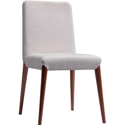 China Modern Design Upholstered Dining Room Furniture Set Upholstered Solid Wood Dining Chair for sale