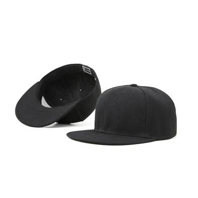 China European and American COMMON hip-hop flat brim flat hat solid color with full sealing baseball cap for men and women for sale