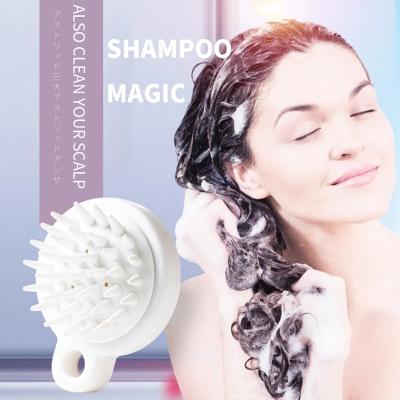 China Artifact Round Head Shampoo Brush Japanese Style Scalp Massage Brush Gel Bath Shower Bath Shower Soft Comb Cleaning Comb for sale