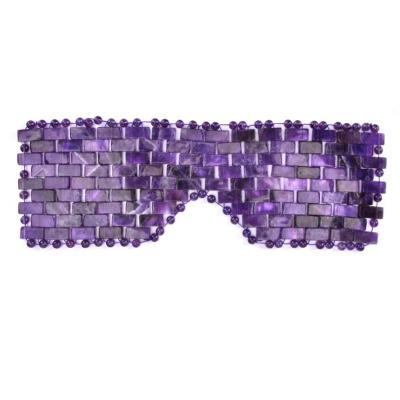 China Molded Massage Facial Beauty Products Reduce Wrinkles and Fine Lines Amethyst Jade Eye Facial 3d Sleep Massage Mask for sale