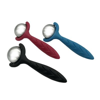 China Hand Held Ice Cold Globes Stainless Steel Tools Gel Ball Massager Beauty Massager Ball Facial Roller for sale