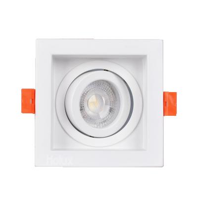 China Easy Installation Aluminum Steel Indoor Lighting Mr16 Gu10 White Recessed Led Down Light Gu10 For Hotel for sale