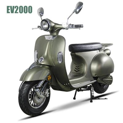 China Removable Powerful Battery Goldenlion Electric Motorcycle For Adult 60v2000W Similar Model Electric Vespa Scooter for sale