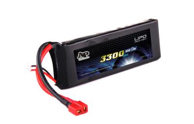 China Electric RC Hobby Battery 7.4V 3300mAh Li-Po battery Eco-Friendly for sale