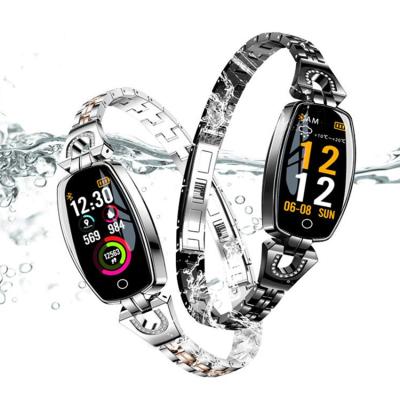 China APP Control Women Smart Watch Women Fitness Bracelet Waterproof Sports Heart Rate Monitor BT For IOS Android Smartwatch Girl Gift for sale