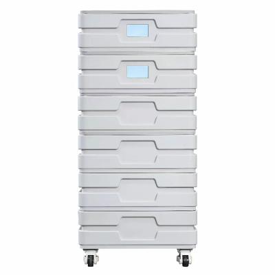 China Best Quality Lithium Iron Battery Solar Stackable Battery Pack 550*520*600mm for sale