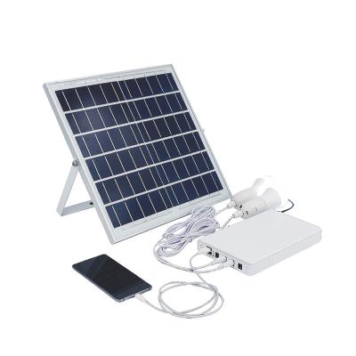 China External Battery 20000mah 3.2v Custom Portable Solar System Power Bank With Solar Panel And Lamp for sale