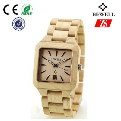 China Natural Wooden Quartz Watch for sale