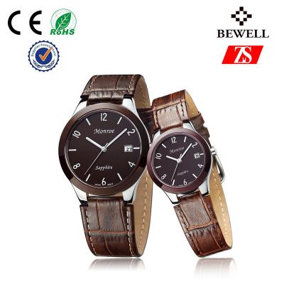 China Rose Gold Quartz Wrist Watches For Men With Stainless Steel Back for sale