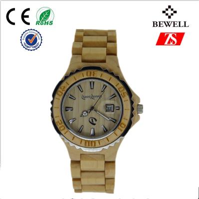 China 3 ATM Bamboo Man Wrist Watch With Japan Quartz Movement OEM ODM for sale