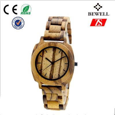 China Butterfly Buckle Waterproof Wood Watch for sale