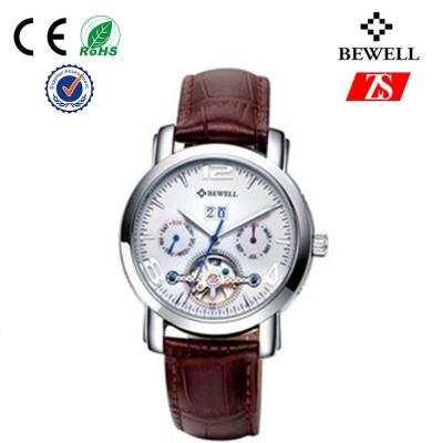 China Mechanical Or Automatic Wrist Watch / Stainless Steel Large Face Mens Watches for sale