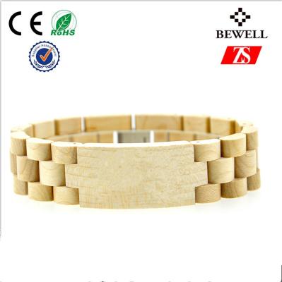 China Fashion Handmade Wood Accessories , Customized Wooden Bracelet For Lady for sale