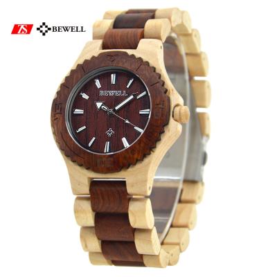 China Custom Men Wooden Watches With Black Sandalwood Case , Band Adjustable for sale