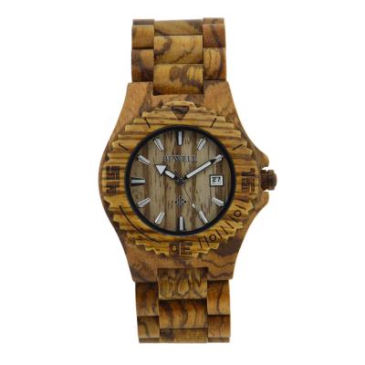 China Custom Men Wooden Watches / Bewell  Bamboo Watch With Japan Miyota Movement for sale