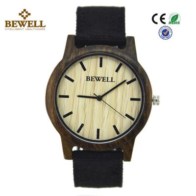 China Black Sandalwood Original Custom Wood Watches Hand Made Japan Pc21 Movement for sale