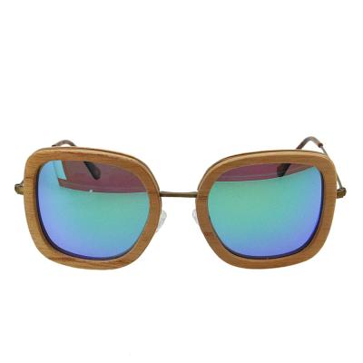 China Natural products Wood Frame Sunglasses , wooden polarized sunglasses OEM Service for sale