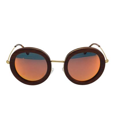 China High End Wood Frame Sunglasses , wooden prescription glasses for sale