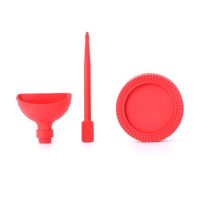 China Wholesale 2 Part WOWO TECH Smoking Accessories Set Herb Grinder Smoking Kits Biodegradable Plastic Funnel 2 Layers for sale