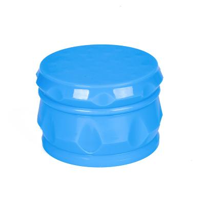 China WOWO TECH Drum Shape 63mm Wholesale Plastic Grinder Layers 63mm Herb Grinder Hand Muller 4 Pieces Tobacco Smoking Accessories for sale